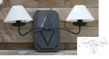 P576  Applique losange.